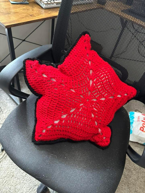Crochet pillow